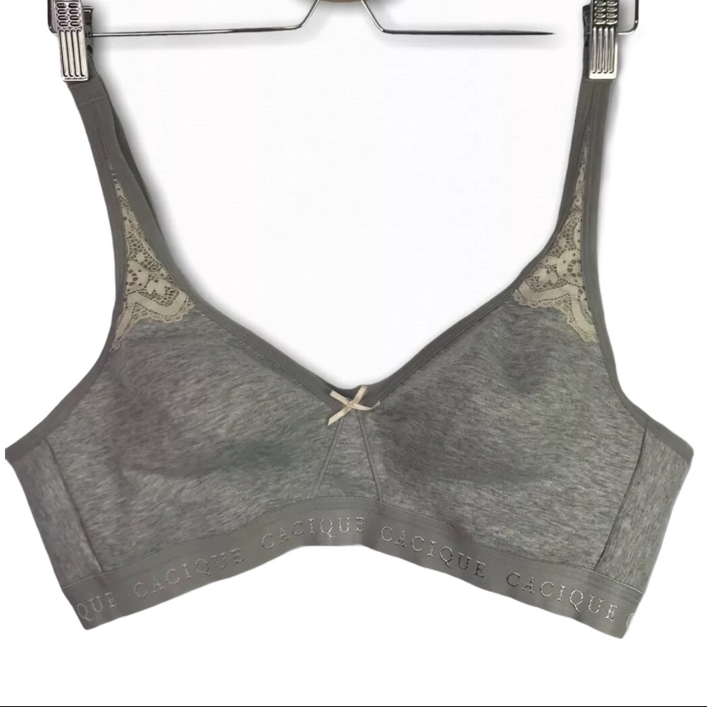 Cacique 40C No Wire Full Coverage Bra Stretch